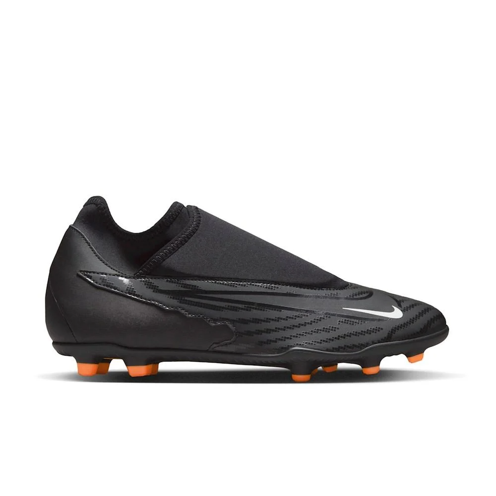 NIKE UNISEX PHANTOM GX CLUB DF FG MG FOOTBALL BOOTS BLACK WHITE