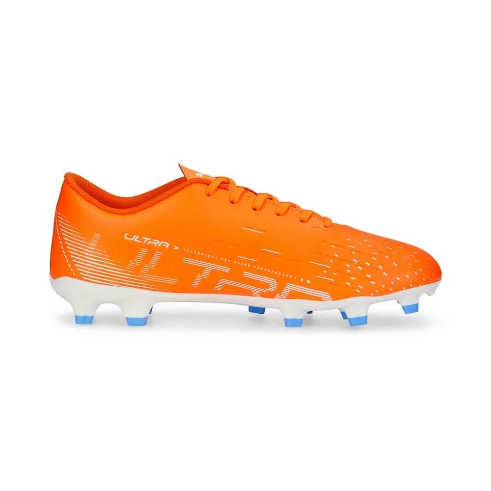 Orange top football trainers