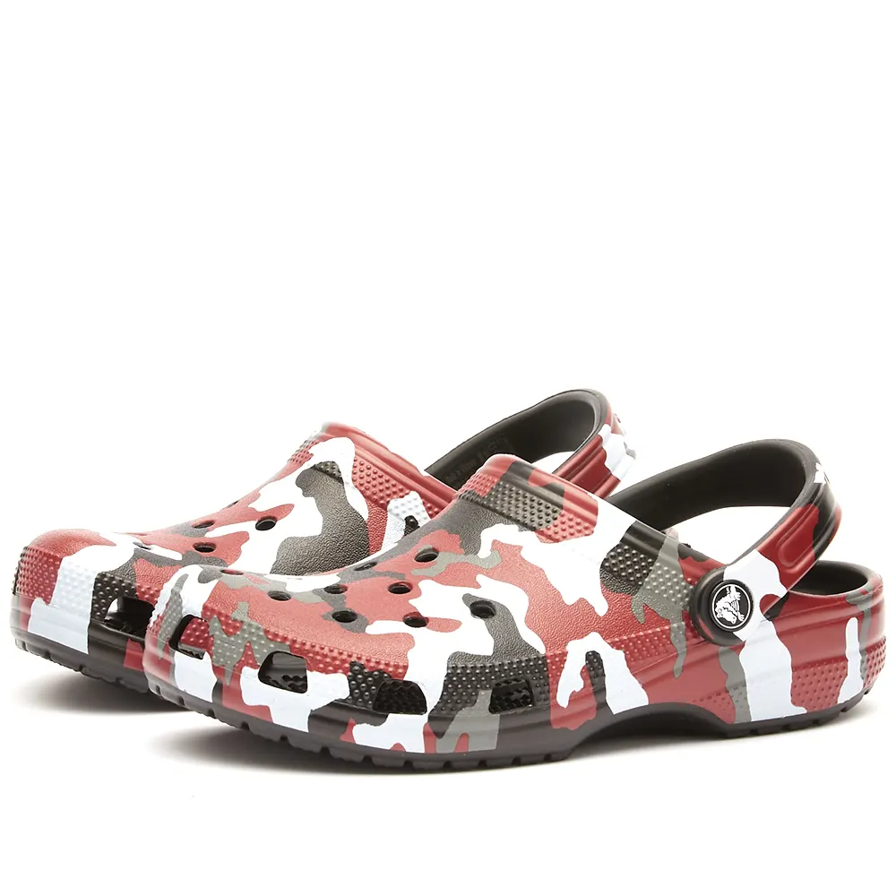 Ladies top camo crocs