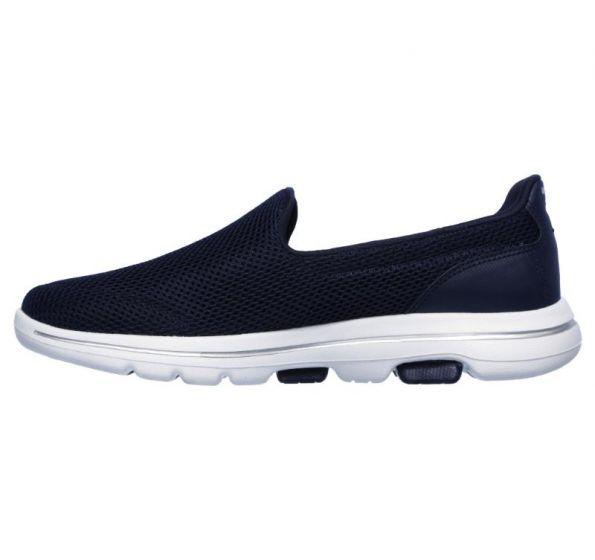 WOMEN S SKECHERS GOWALK 5 WIDE FIT NAVY WHITE Jit Shoes