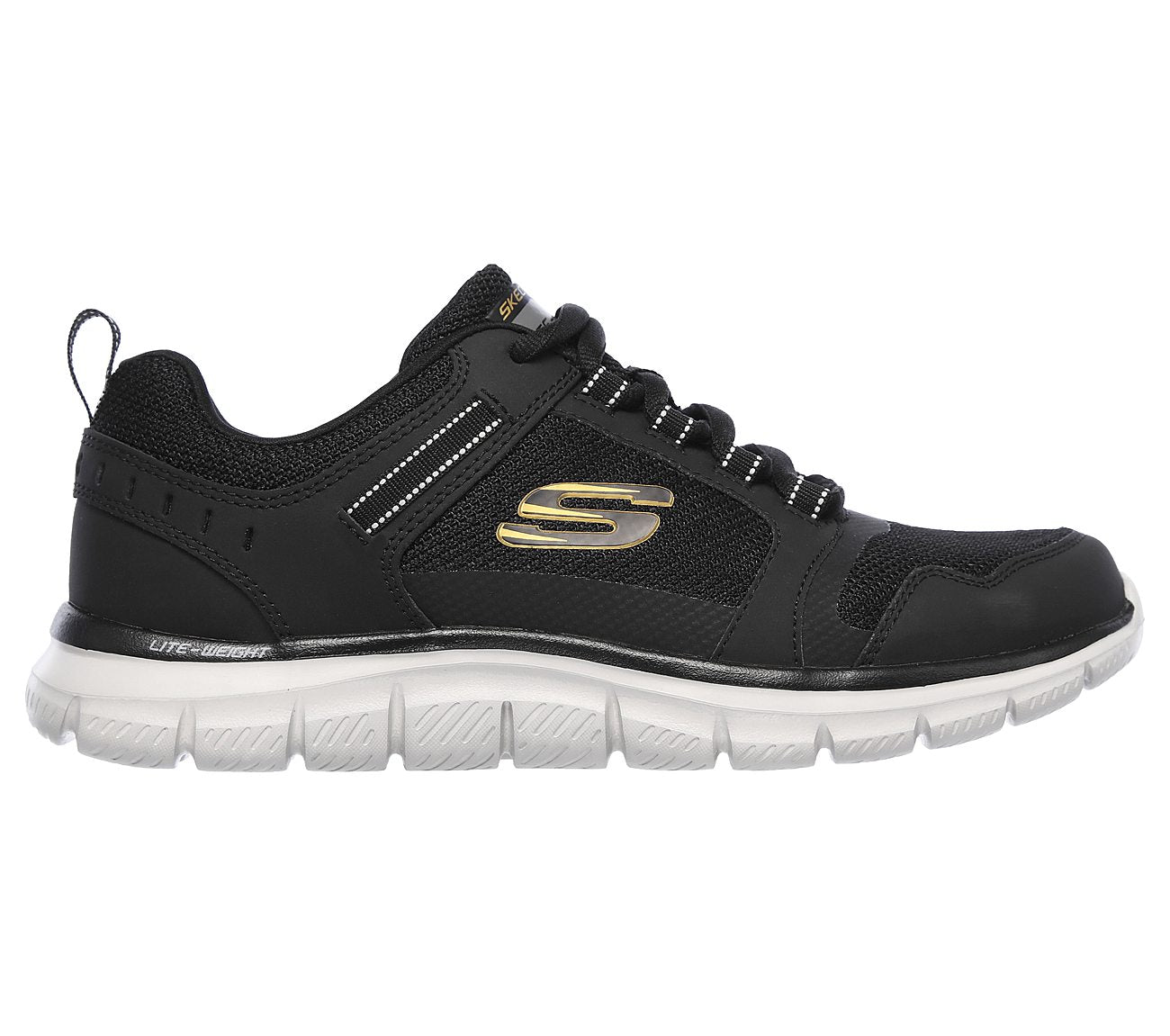 SKECHERS MEN S TRACK KNOCKHILL 232001 BKGD Jit Shoes