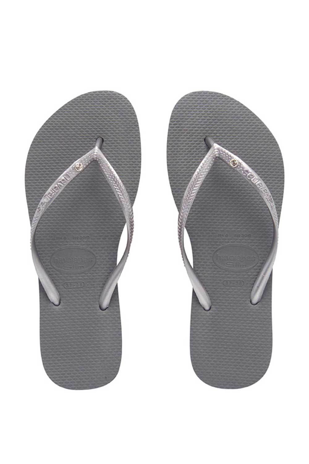 womens silver havaianas