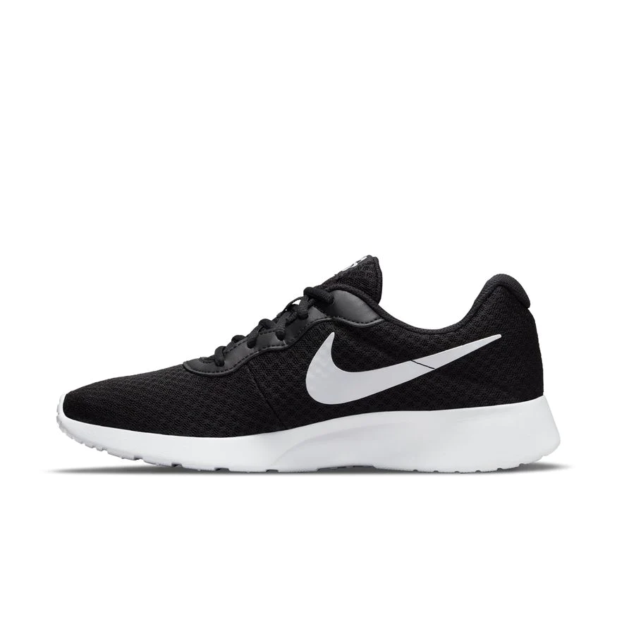 NIKE WOMENS TANJUN LIFESTYLE SHOES BLACK WHITE Jit Shoes
