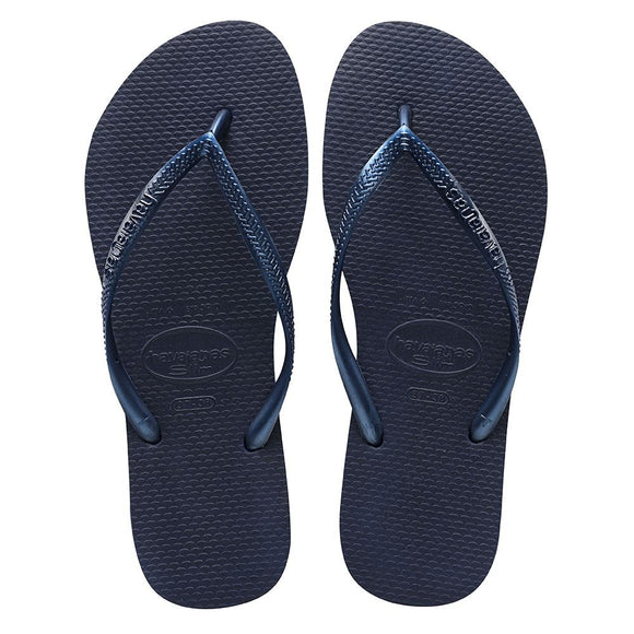 Navy blue deals havaianas slim