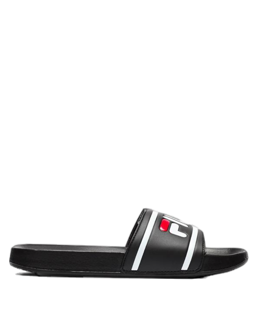 FILA SLIDE BLACK RED WHITE Jit Shoes